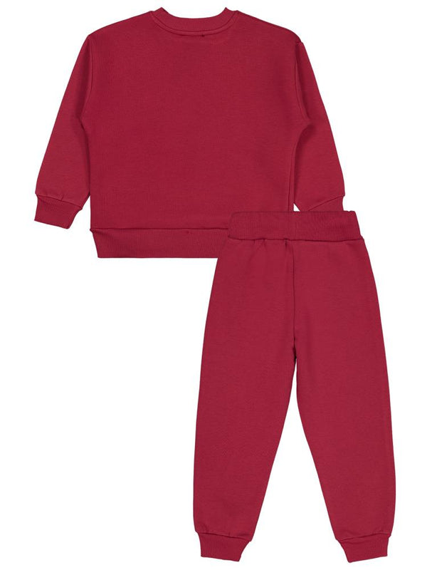 Civil Boys Nyc Baskılı 6-9 Yaş Eşofman Takımı - Bordo