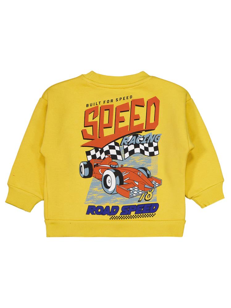 Civil Boys Sped Baskılı 2-5 Yaş Eşofman Takımı - Sarı