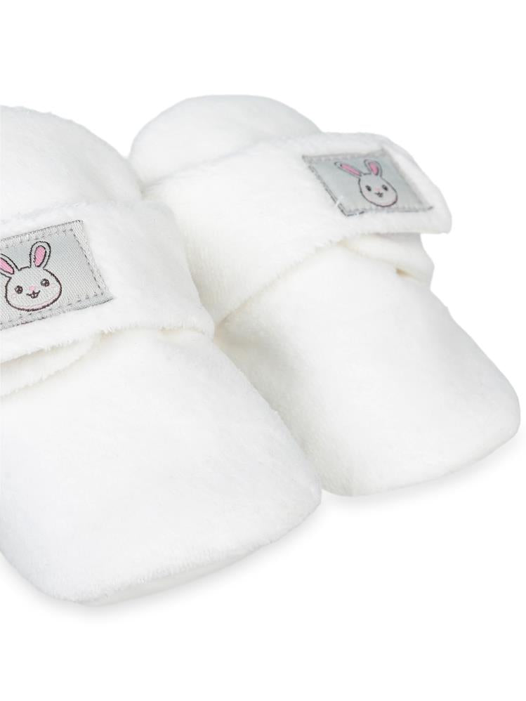 Civil Baby Cırtlı Kadife 17-19 Numara Patik - Ekru