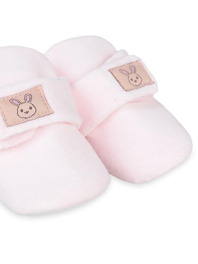 Civil Baby Cırtlı Kadife 17-19 Numara Patik - Pembe