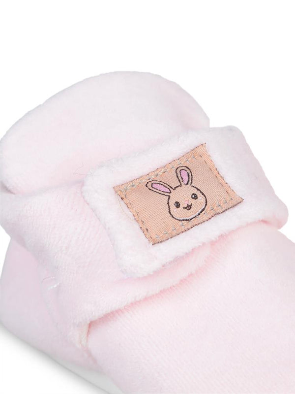 Civil Baby Cırtlı Kadife 17-19 Numara Patik - Pembe