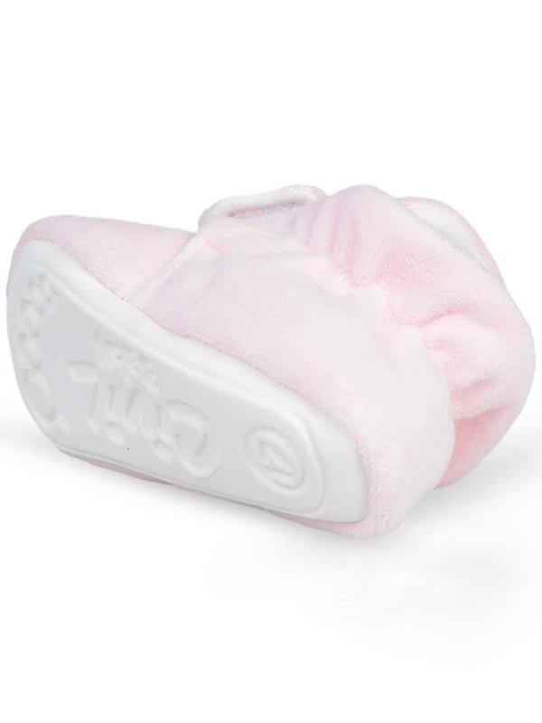 Civil Baby Cırtlı Kadife 17-19 Numara Patik - Pembe