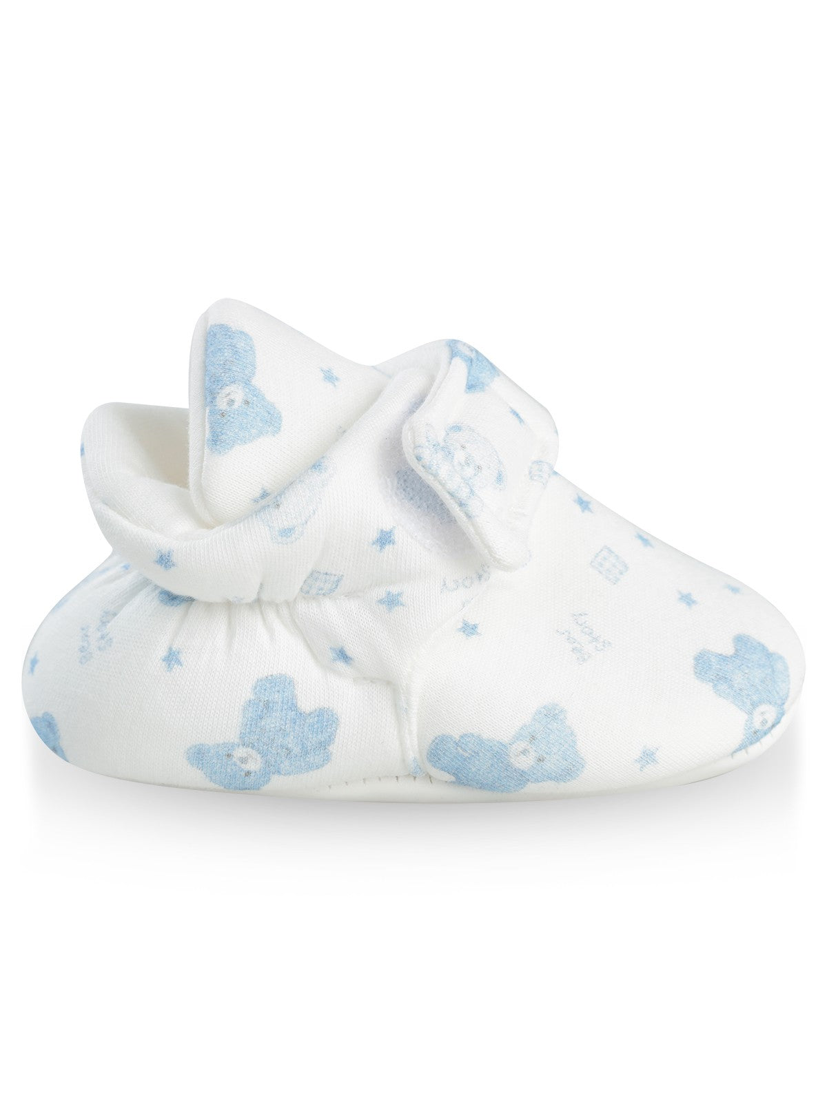 Civil Baby Cırtlı Ayıcık Desenli 17-19 Numara Patik - Ekru