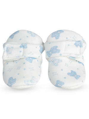 Civil Baby Cırtlı Ayıcık Desenli 17-19 Numara Patik - Ekru