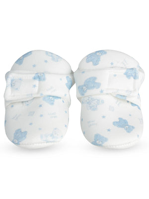 Civil Baby Cırtlı Ayıcık Desenli 17-19 Numara Patik - Ekru