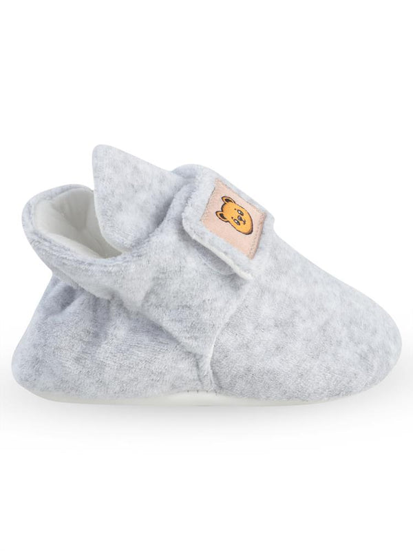 Civil Baby Cırtlı Kadife 17-19 Numara Patik - Gri