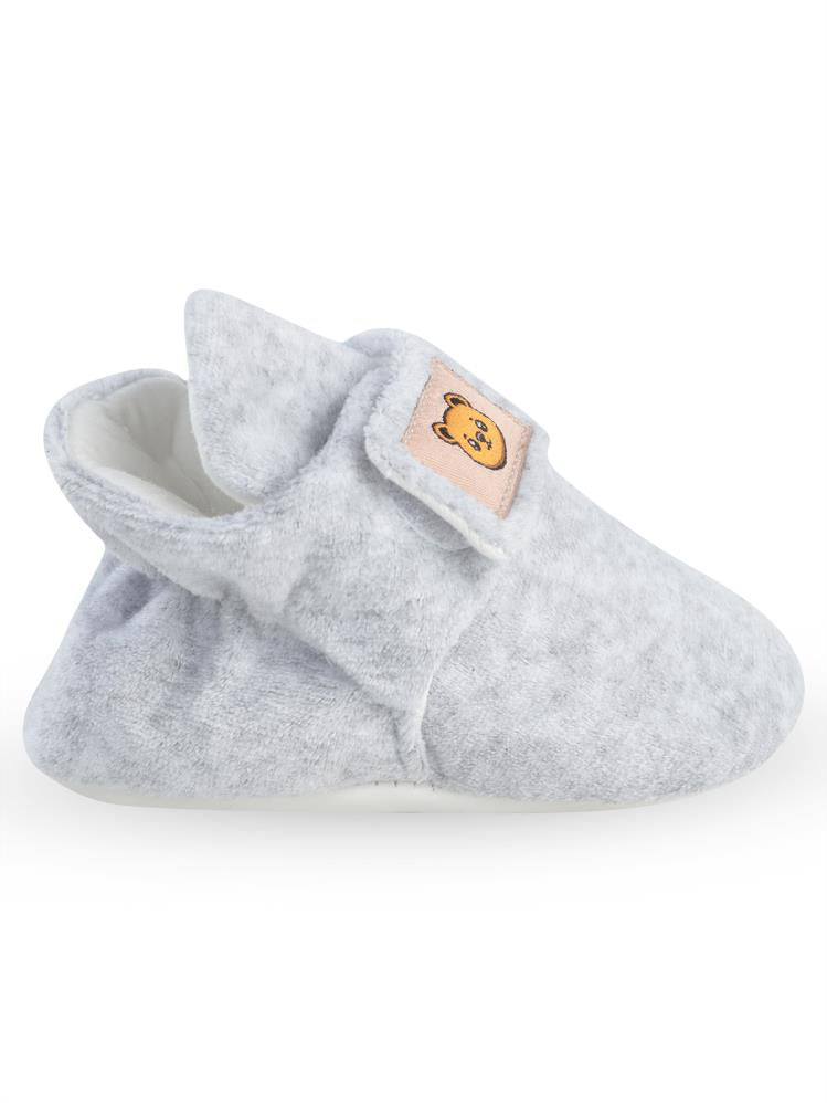 Civil Baby Cırtlı Kadife 17-19 Numara Patik - Gri