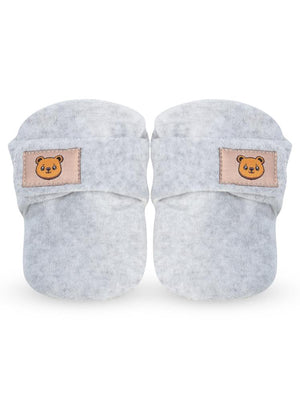 Civil Baby Cırtlı Kadife 17-19 Numara Patik - Gri