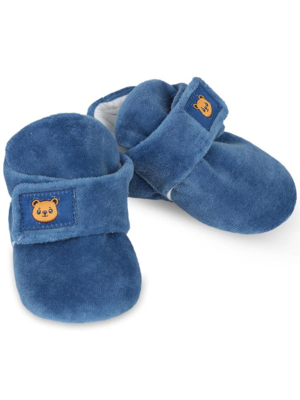 Civil Baby Cırtlı Kadife 17-19 Numara Patik - Mavi