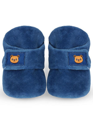 Civil Baby Cırtlı Kadife 17-19 Numara Patik - Mavi