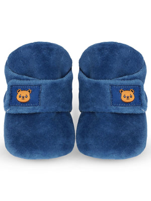 Civil Baby Cırtlı Kadife 17-19 Numara Patik - Mavi