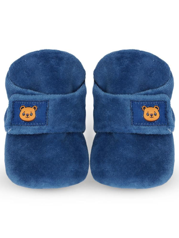 Civil Baby Cırtlı Kadife 17-19 Numara Patik - Mavi