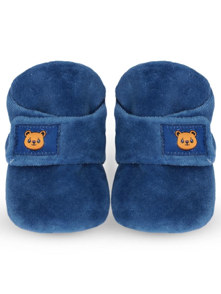 Civil Baby Cırtlı Kadife 17-19 Numara Patik - Mavi