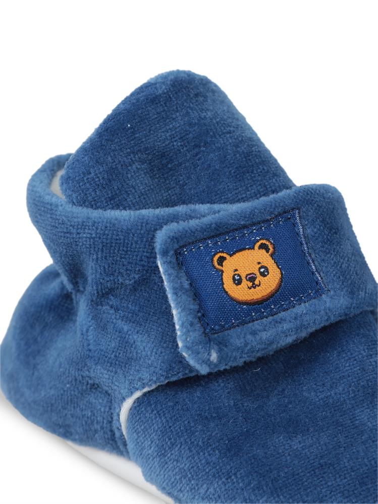 Civil Baby Cırtlı Kadife 17-19 Numara Patik - Mavi