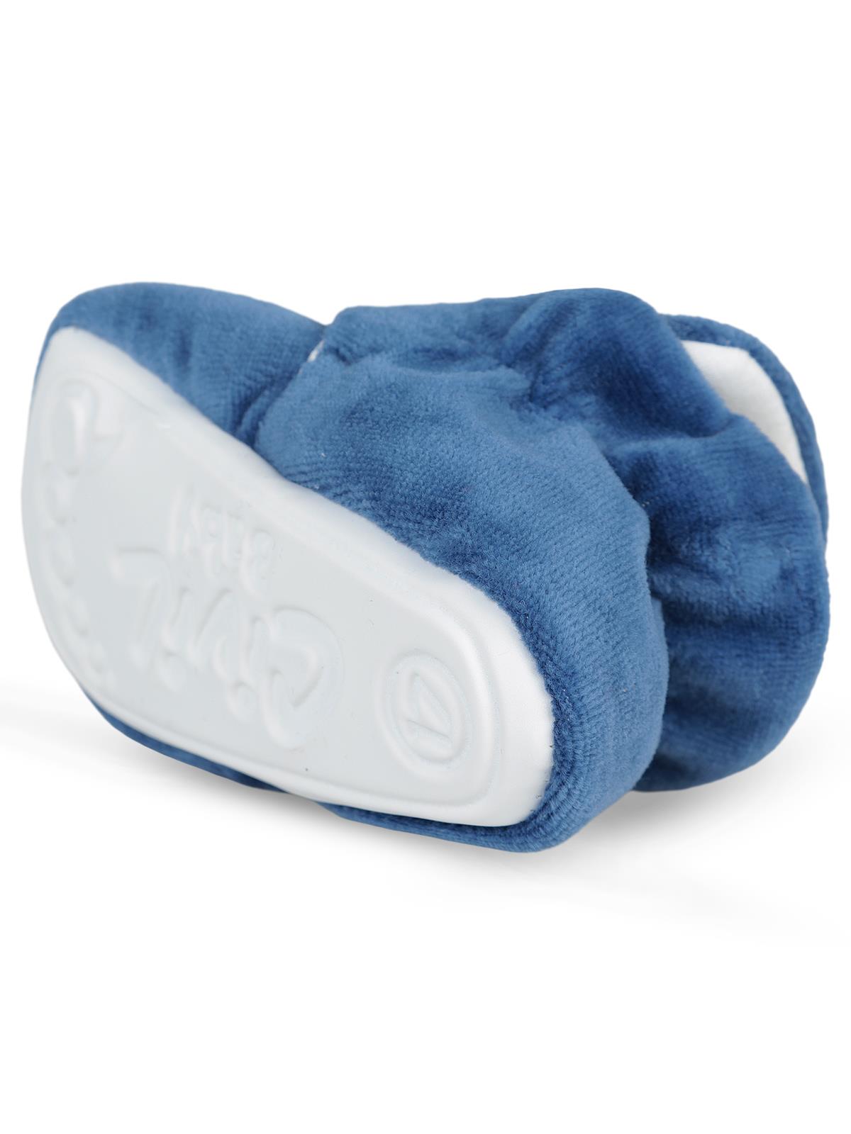 Civil Baby Cırtlı Kadife 17-19 Numara Patik - Mavi