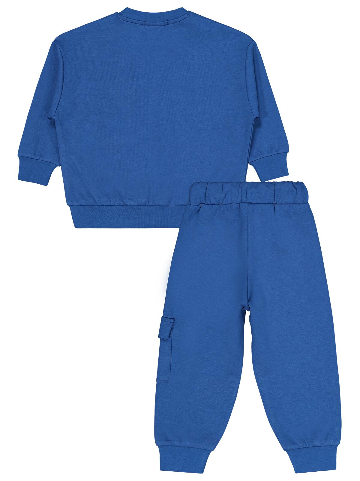 Civil Boys Kargo Cepli 2-5 Yaş Eşofman Takımı - Mavi