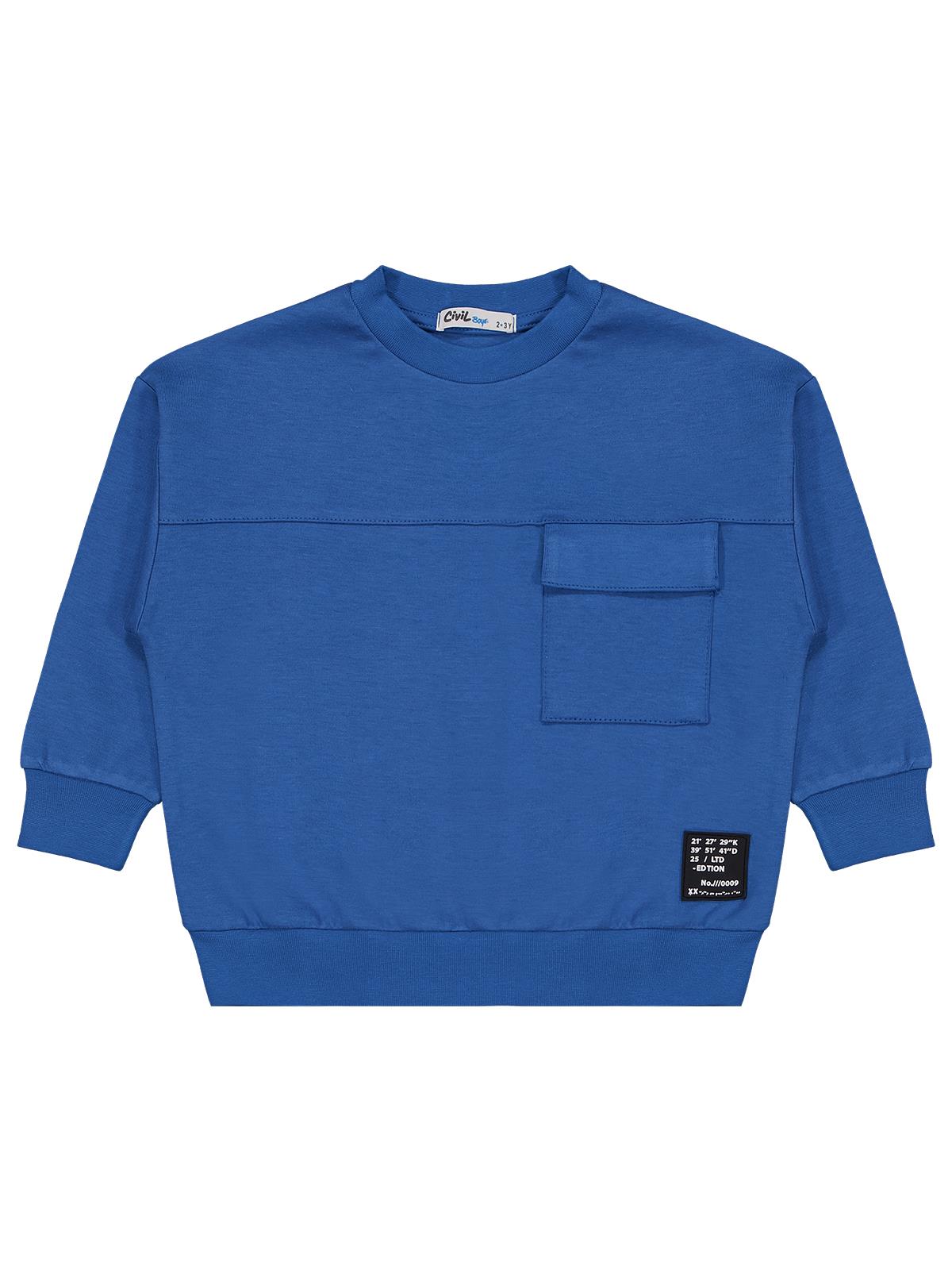 Civil Boys Kargo Cepli 2-5 Yaş Eşofman Takımı - Mavi