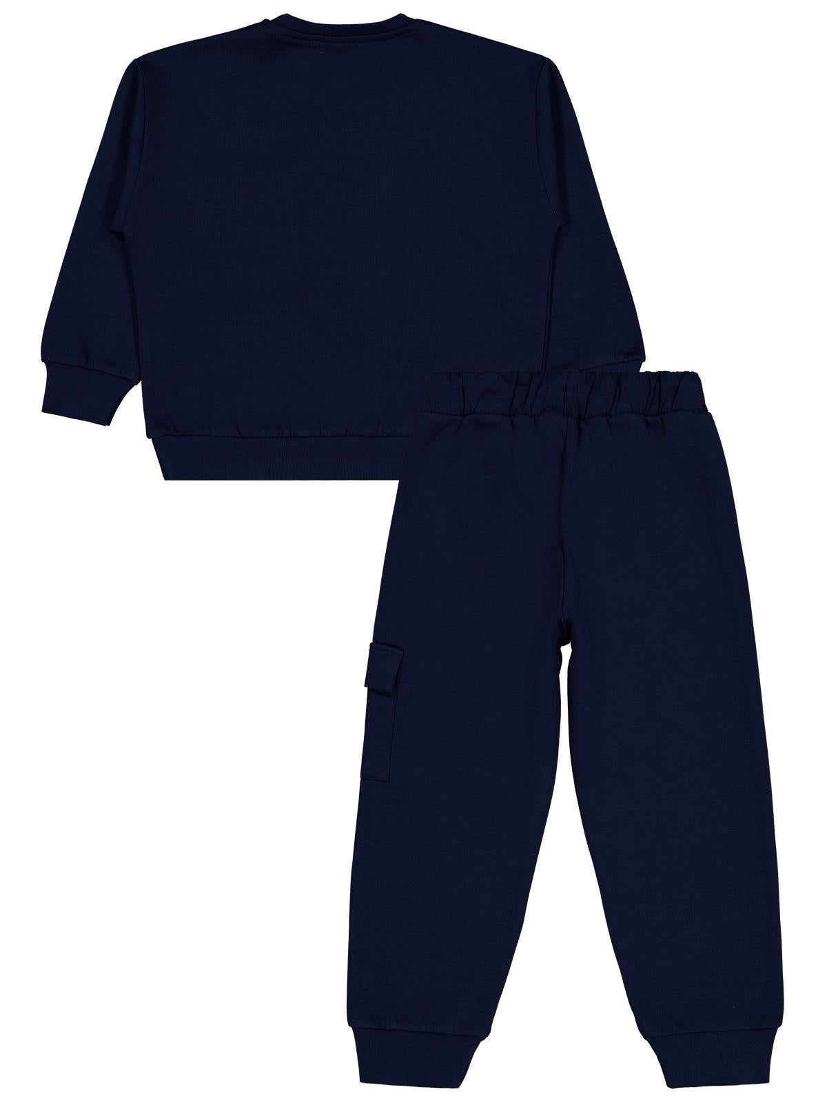 Civil Boys Kargo Cepli 6-9 Yaş Eşofman Takımı - Lacivert