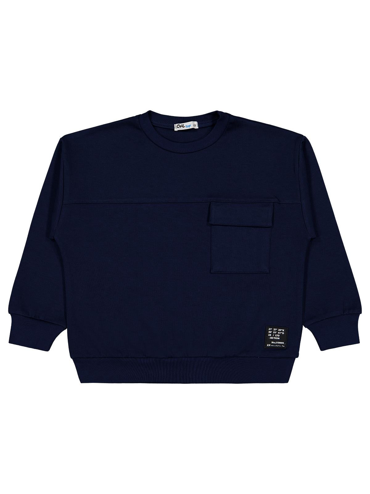 Civil Boys Kargo Cepli 6-9 Yaş Eşofman Takımı - Lacivert