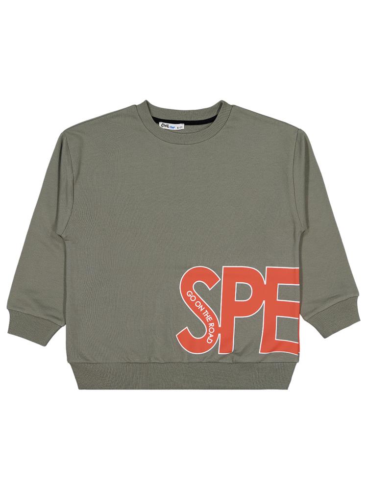 Civil Boys Sped Baskılı 6-9 Yaş Eşofman Takımı - Haki