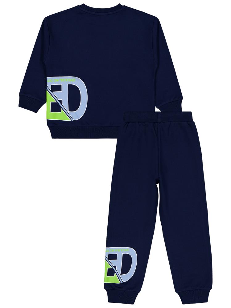 Civil Boys Sped Baskılı 6-9 Yaş Eşofman Takımı - Lacivert