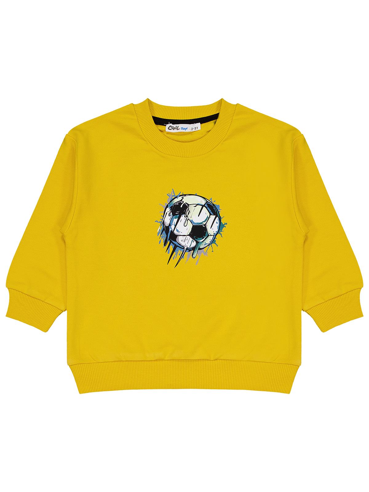Civil Boys Strıker Baskılı 2-5 Yaş Eşofman Takımı - Sarı