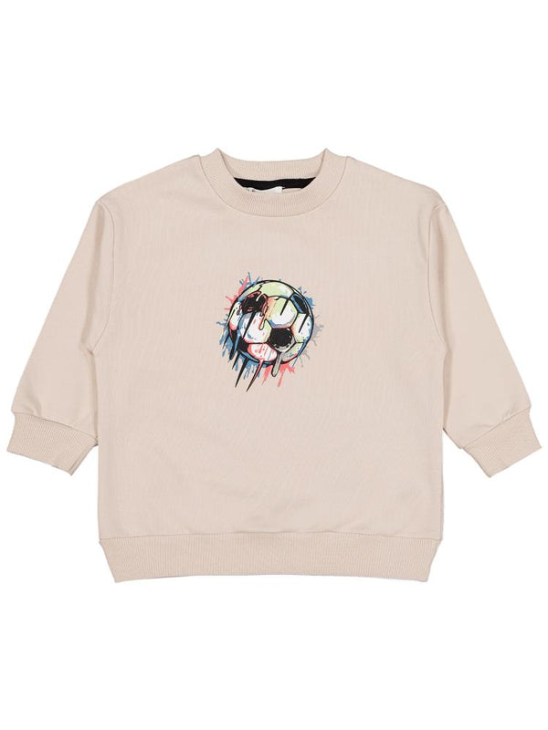 Civil Boys Strıker Baskılı 2-5 Yaş Eşofman Takımı - Bej