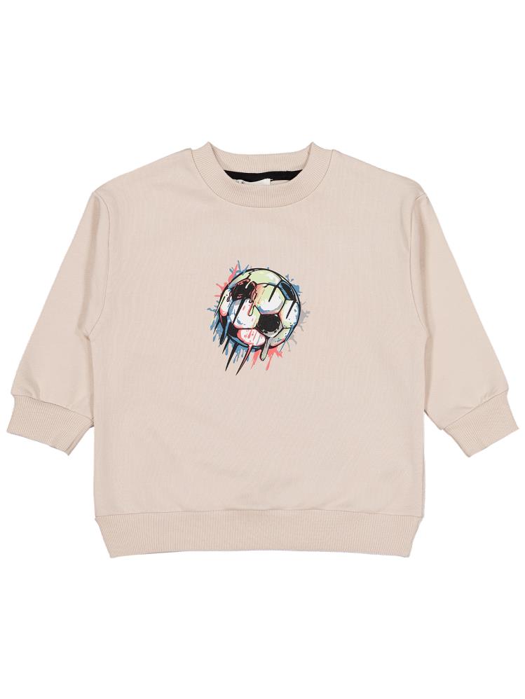 Civil Boys Strıker Baskılı 2-5 Yaş Eşofman Takımı - Bej