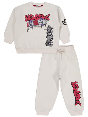 Civil Boys Kaykay Baskılı 2-5 Yaş Eşofman Takımı - Gri