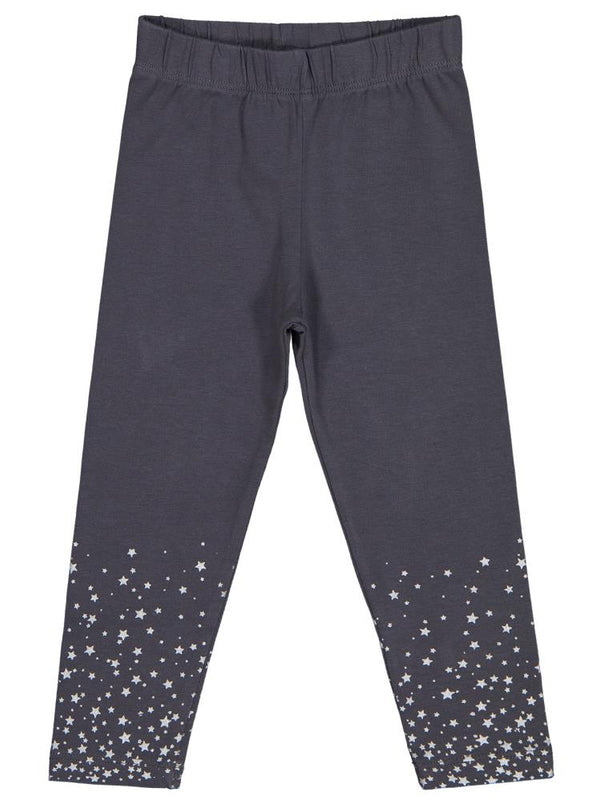 Civil Girls Yıldız Baskılı 2-5 Yaş Tayt - Gri