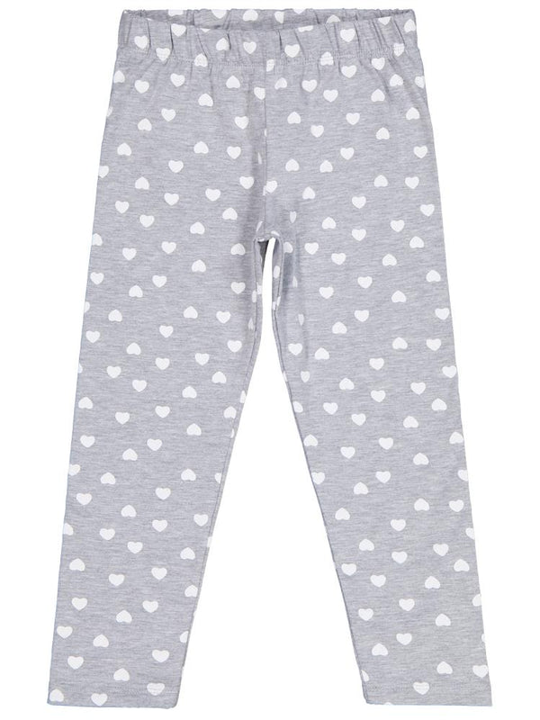 Civil Girls Klap Baskılı 6-9 Yaş Tayt - Gri