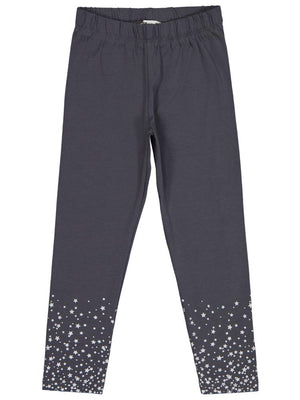 Civil Girls Yıldız Baskılı 6-9 Yaş Tayt - Gri