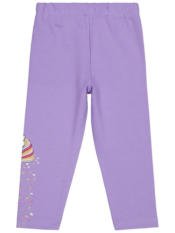 Civil Girls Unicorn Baskılı 2-5 Yaş Tayt - Lila