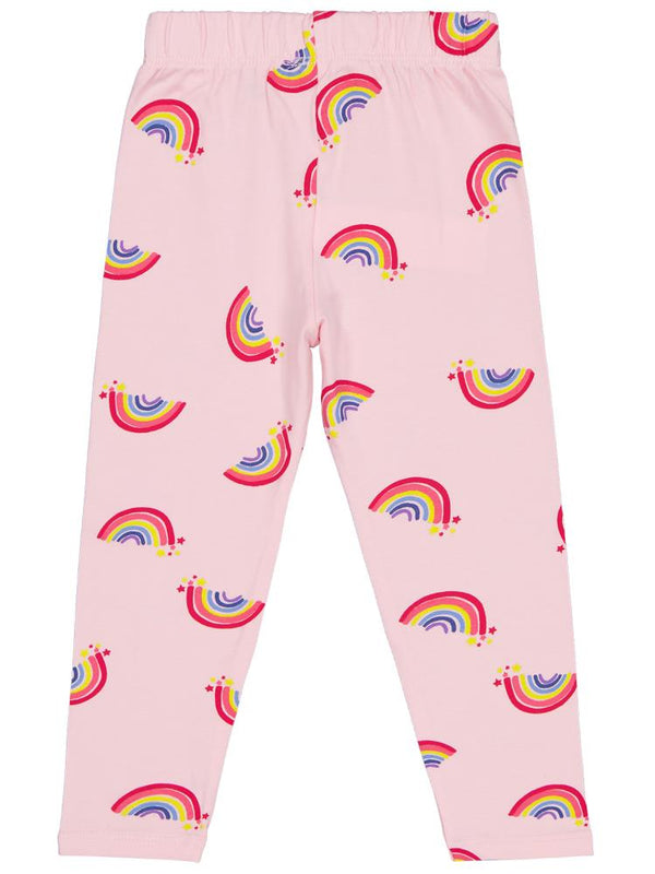 Civil Girls Rainbow Baskılı 2-5 Yaş Tayt - Pembe