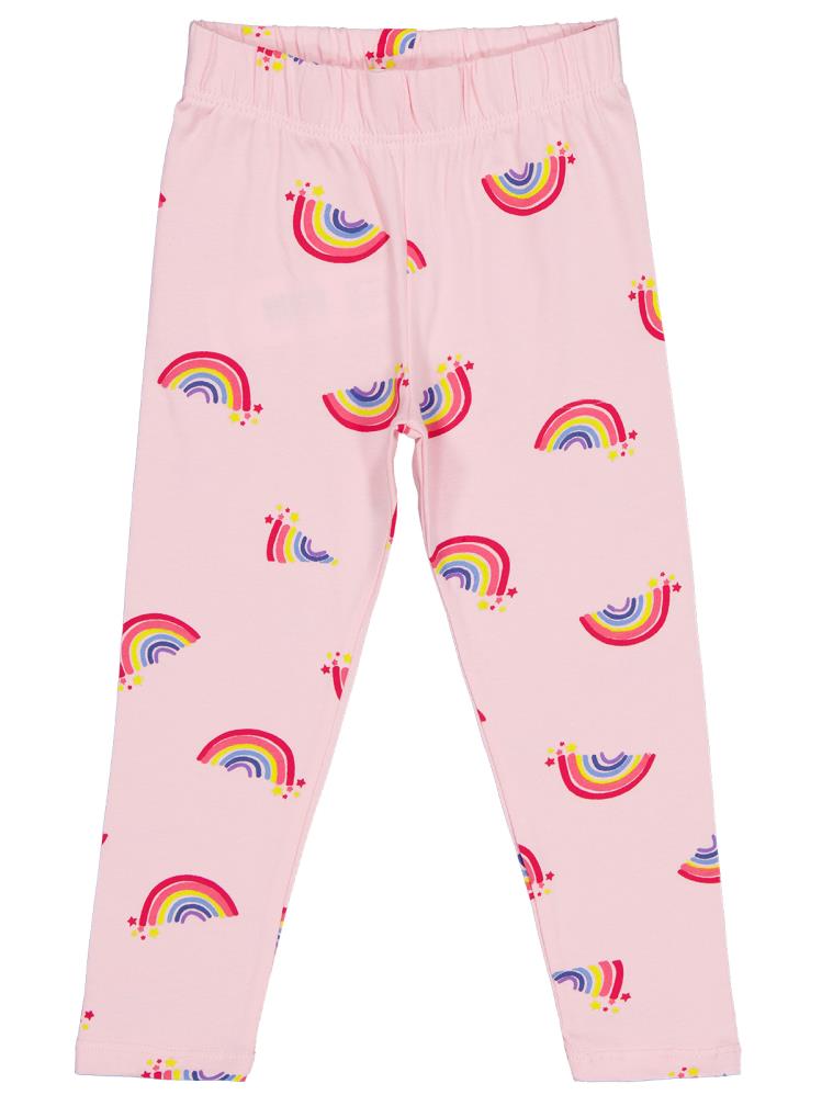 Civil Girls Rainbow Baskılı 2-5 Yaş Tayt - Pembe