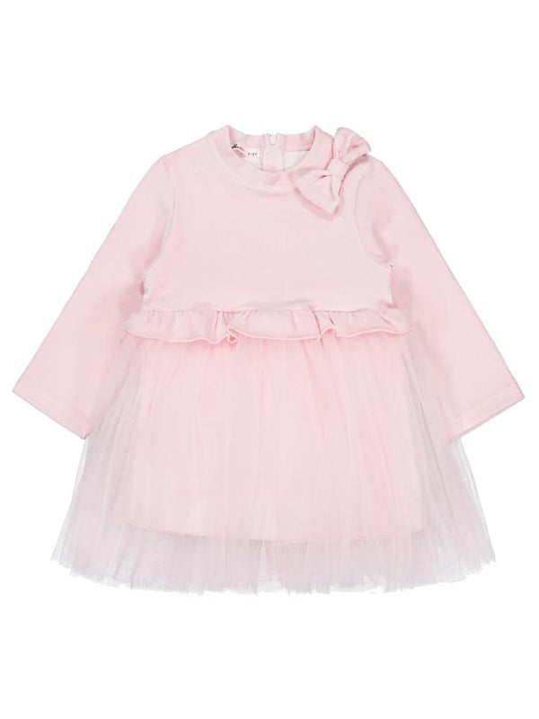 Civil Girls Fiyonklu 2-5 Yaş Elbise - Pudra