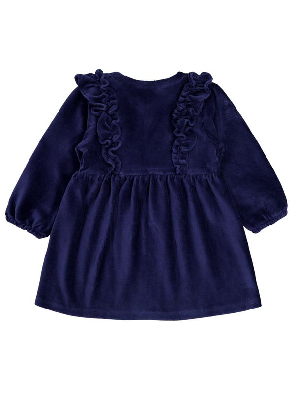 Civil Girls Fırfırlı 2-5 Yaş Elbise - Lacivert