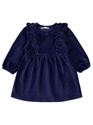 Civil Girls Fırfırlı 2-5 Yaş Elbise - Lacivert