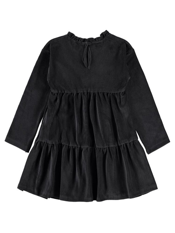 Civil Girls Katlı 6-9 Yaş Elbise - Gri