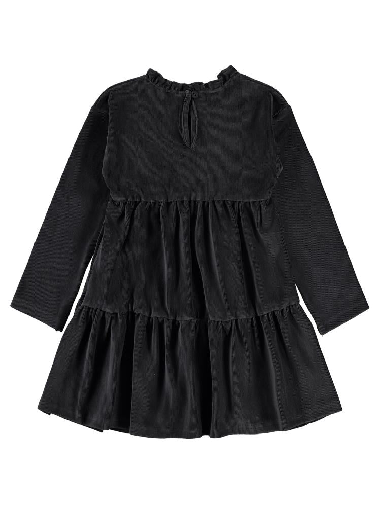 Civil Girls Katlı 6-9 Yaş Elbise - Gri