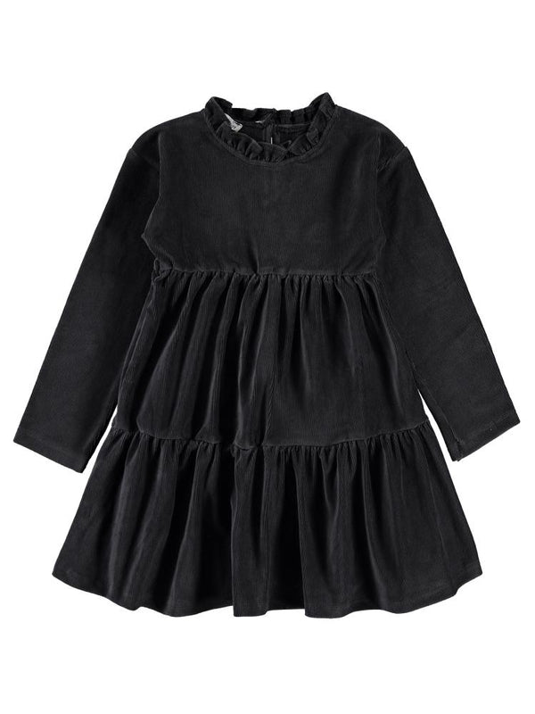 Civil Girls Katlı 6-9 Yaş Elbise - Gri