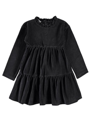 Civil Girls Katlı 6-9 Yaş Elbise - Gri