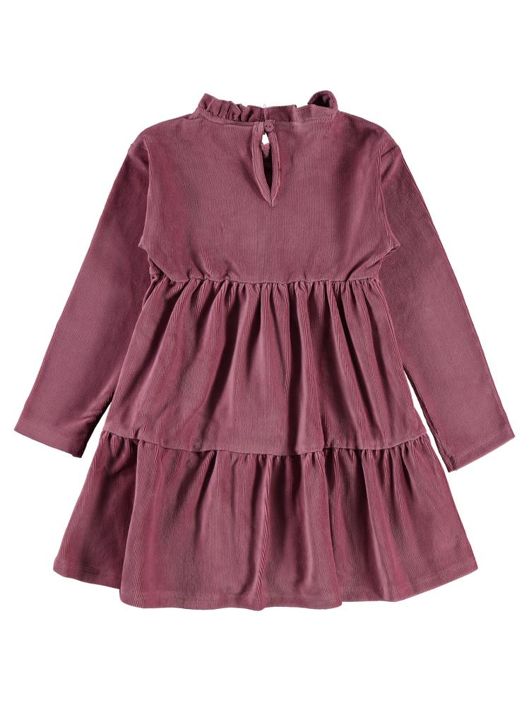 Civil Girls Katlı 6-9 Yaş Elbise - Pembe