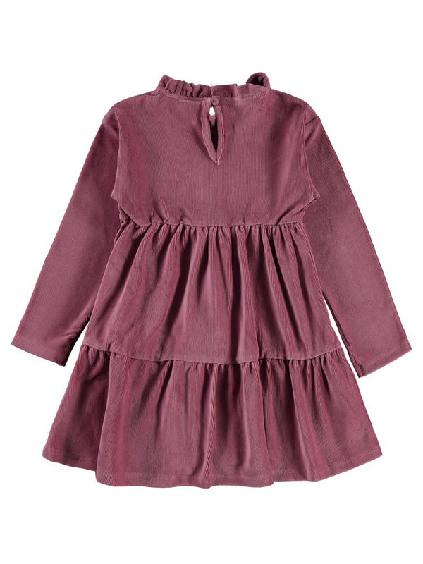 Civil Girls Katlı 6-9 Yaş Elbise - Pembe