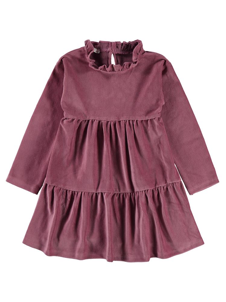 Civil Girls Katlı 6-9 Yaş Elbise - Pembe