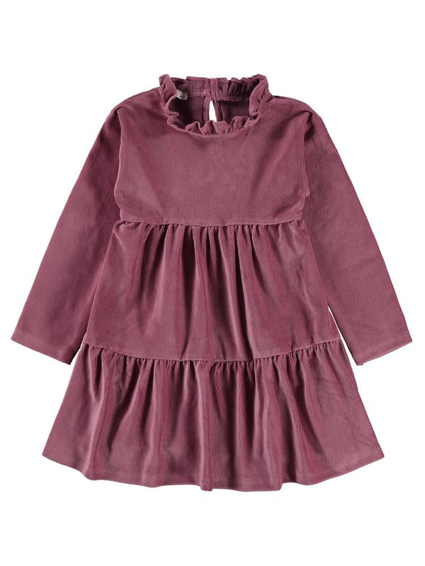 Civil Girls Katlı 6-9 Yaş Elbise - Pembe