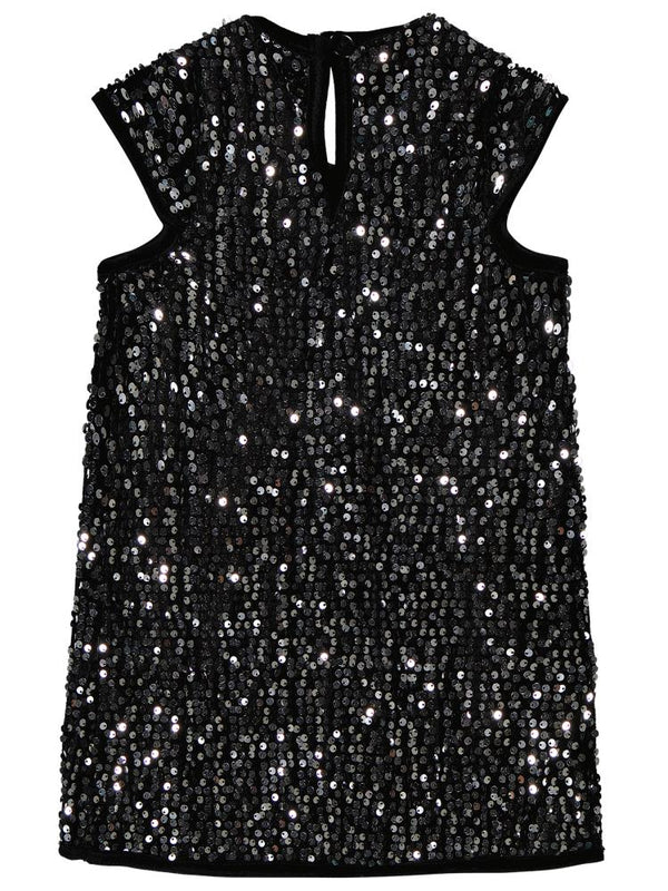 Civil Girls Pullu 2-5 Yaş Elbise - Siyah