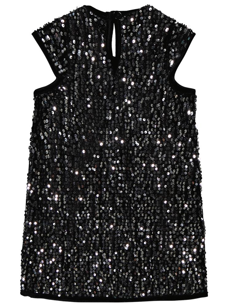 Civil Girls Pullu 2-5 Yaş Elbise - Siyah