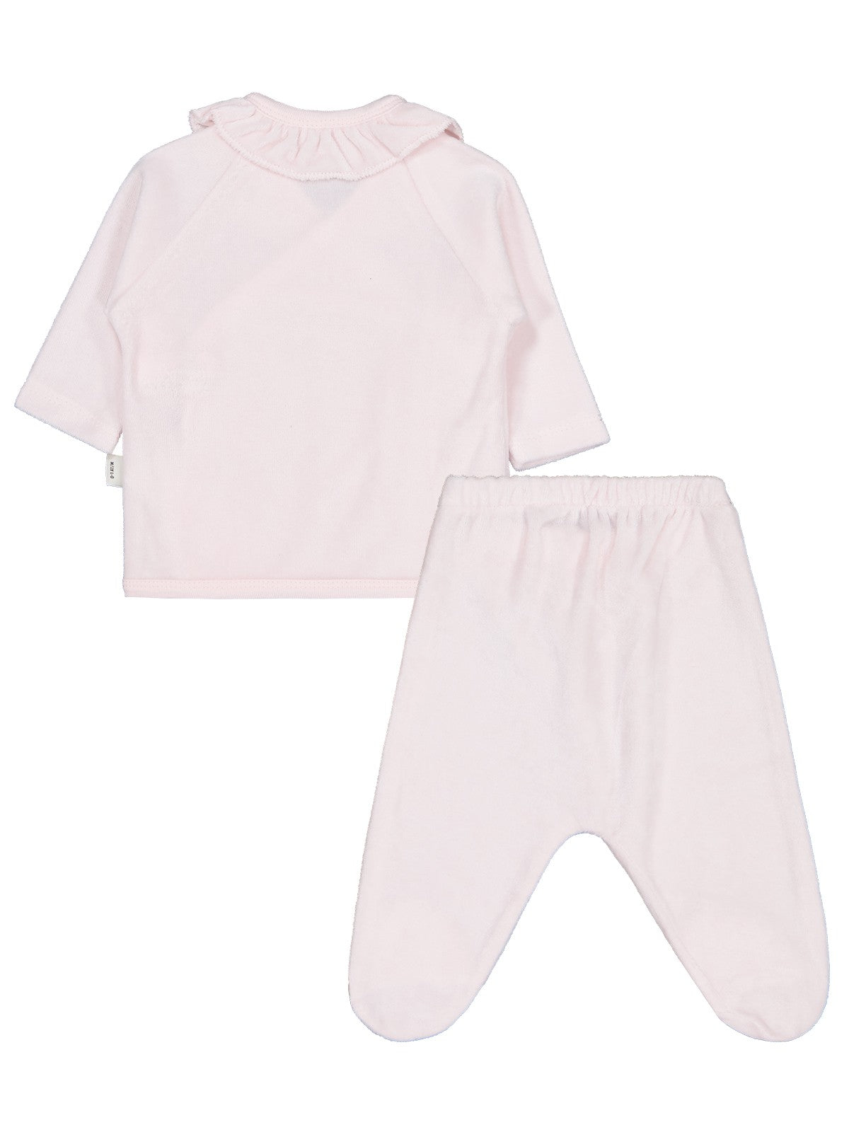 Civil Baby Balerin Nakışlı 0-1 Ay Zıbın Takımları - Pembe