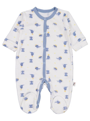 Civil Baby Fok Balığı Empirme 1-9 Ay Tulum - Beyaz